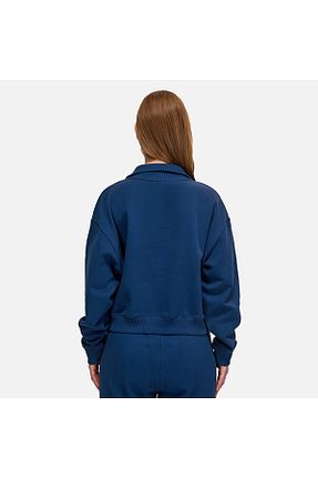 سوئیشرت اسپرت آبی زنانه رگولار New Balance - کد 814229896