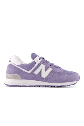 کفش اسنیکر بنفش زنانه بند دار New Balance - کد 869858184