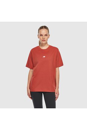 تیشرت نارنجی زنانه رگولار New Balance - کد 853480616