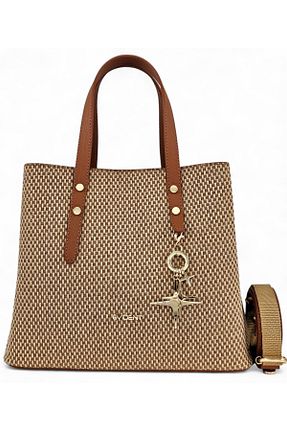 کیف دستی قهوه ای زنانه ابعاد کوچک Evident - کد 936831723