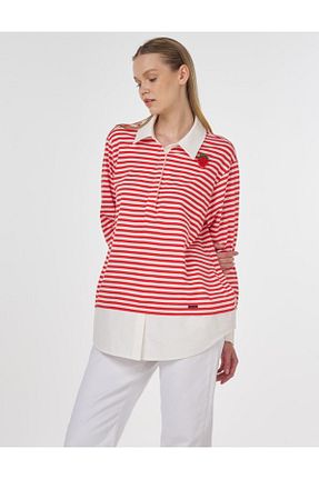 سوئیشرت حجاب سبز زنانه پنبه ای Kayra - کد 936837673