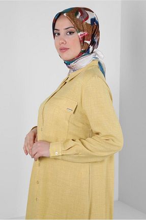 روسری نباتی پلی استر Alvina - کد 799159490