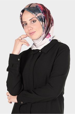 روسری بژ پلی استر Alvina - کد 807022932