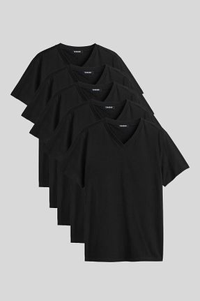 تیشرت مشکی مردانه رگولار COMEOR - کد 934236482