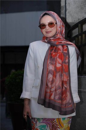 شال رنگی زنانه پنبه ای Baştacı - کد 936866620