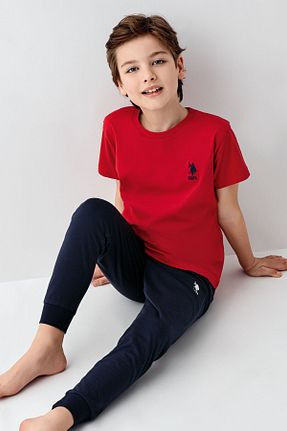 ست لباس راحتی قرمز بچه گانه چاپی U.S. Polo Assn. - کد 937206797