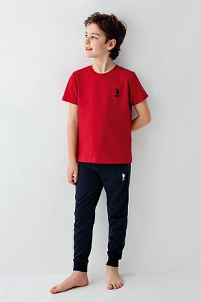 ست لباس راحتی قرمز بچه گانه چاپی U.S. Polo Assn. - کد 937206797