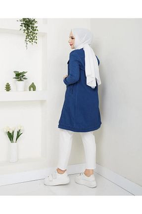 کت حجاب سرمه ای زنانه رگولار AVK MODA - کد 929867342