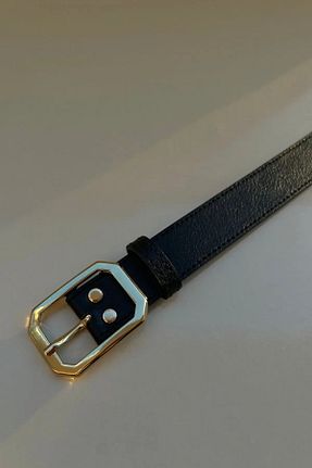 کمربند مشکی زنانه چرم مصنوعی keisy - کد 892343565