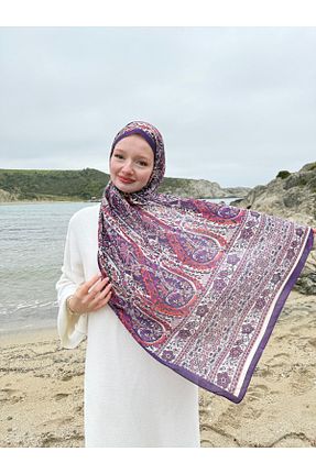 شال بنفش زنانه MODA - کد 898624705