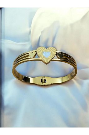 دستبند استیل (فولاد) زرد زنانه استیل ضد زنگ Constanza Exclusive - کد 937242652