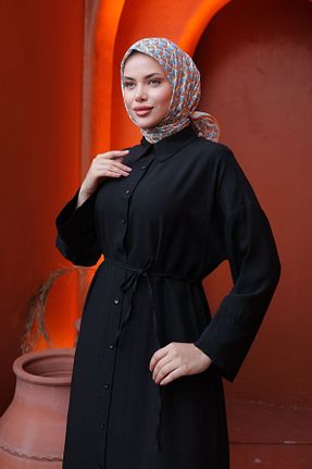 لباس حجاب رنگی Relaxed Asya Karen - کد 937117683