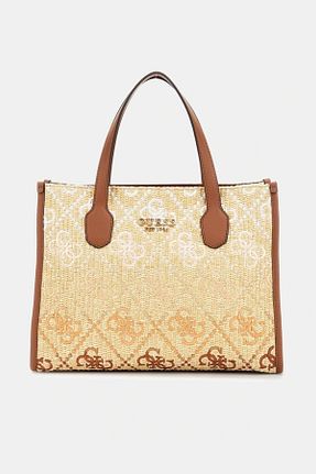 کیف دستی طلائی زنانه سایز متوسط Guess - کد 906175771