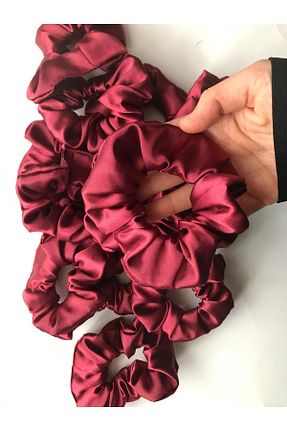 گیره سر زرشکی زنانه ساتن KINACIKIZ - کد 923838950