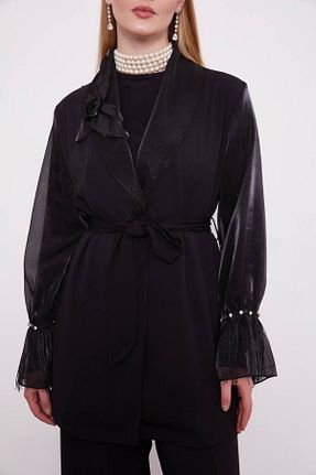 ست بالاتنه و پائین تنه حجاب مشکی زنانه Relaxed Levidor - کد 937040972