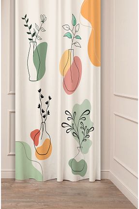 پرده زمینه رنگی پلی استر GREENDECOR - کد 937008312