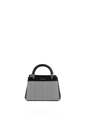 کیف دستی مشکی زنانه سایز متوسط Silver Polo - کد 937203957