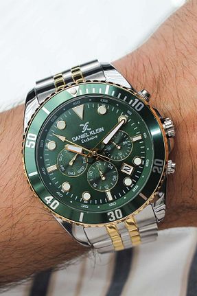 ساعت مچی طلائی مردانه 46 میلی متر Daniel Klein - کد 936898910