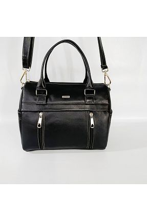 کیف پستچی مشکی زنانه چرم خالص LEATHERSU - کد 927186500