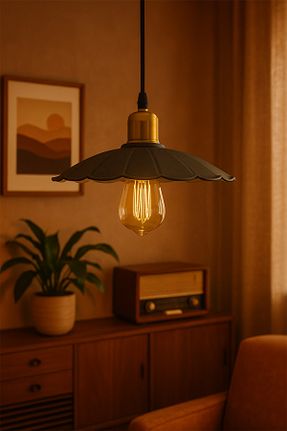 لوستر مشکی فلزی Vivido Home - کد 897733295