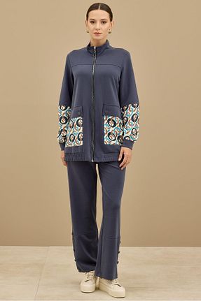 ست بالاتنه و پائین تنه حجاب رنگی Relaxed Tığ Triko - کد 937260308