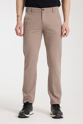 شلوار بژ مردانه پنبه ای muzzo jeans - کد 920039627