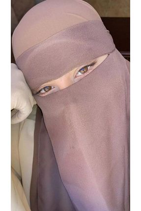 روسری بژ کرپ Şahane - کد 937260526