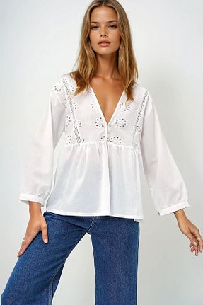 بلوز رنگی زنانه رگولار VAGGON - کد 937286158