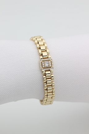 دستبند استیل (فولاد) زرد زنانه استیل (فولاد) XUPING JEWELRY - کد 925426848