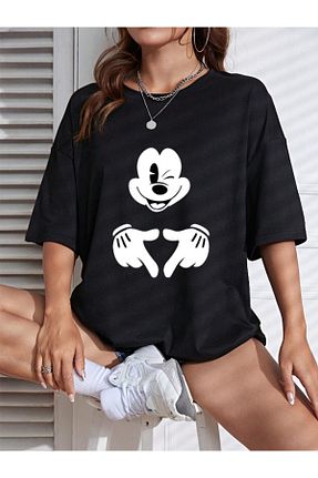 تیشرت مشکی زنانه اورسایز Hunors Sportswear & Company - کد 903926712