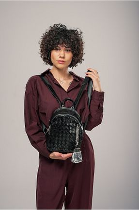 کوله پشتی رنگی زنانه چرم مصنوعی ÇÇS - کد 937306562