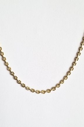 گردنبند استیل ( فولاد ) طلائی زنانه استیل ضد زنگ ayışığı - کد 891521847