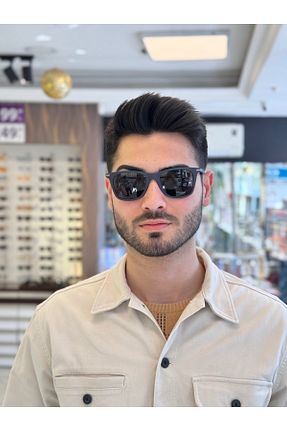 عینک آفتابی نباتی مردانه پلاریزه Polo Exchange - کد 815569199