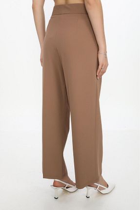 شلوار قهوه ای زنانه بافتنی Gizemle Collection - کد 937314938