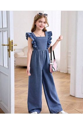 ست بالاتنه و پائین تنه آبی بچه گانه بافتنی Yavrumsa - کد 937480867