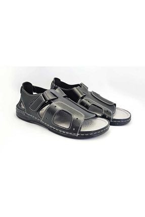 صندل مشکی مردانه پاشنه تخت Tigerline - کد 937319578