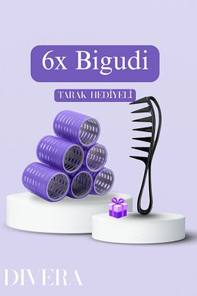 برس و شانه مو صورتی divera - کد 920470862