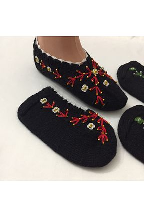 پاپوش رنگی زنانه بافت PİNA HEDİYELİK AKSESUAR - کد 930017489