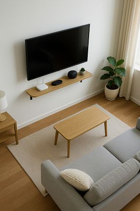 قفسه دیواری رنگی 100 cm moniev - کد 937394975