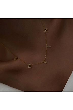 گردنبند نقره زرد زنانه 925 عیار beonejewelry - کد 937412273