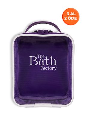 کیف آرایش بنفش THE BATH FACTORY - کد 813447872