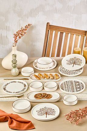 سرویس قهوه خوری سفید 6 نفره Kitchen Life - کد 904918955