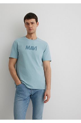 تیشرت آبی مردانه یقه دوچرخه Mavi - کد 289325832