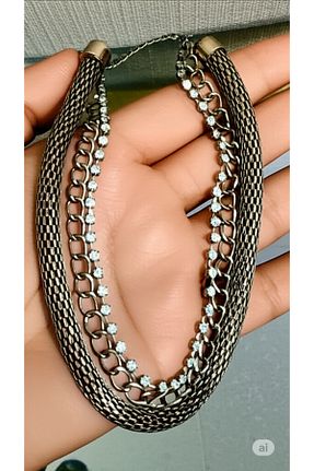 گردنبند جواهر طوسی زنانه فلزی Mimi Aksesuar - کد 934963771