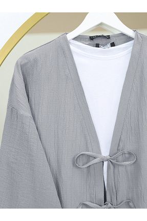 ست بالاتنه و پائین تنه طوسی زنانه بافتنی Modamorfo - کد 934974192