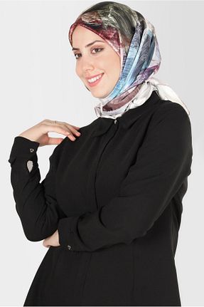روسری بنفش پلی استر Alvina - کد 805971692
