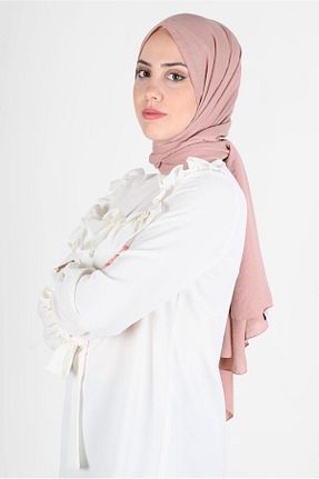 شال صورتی زنانه پلی استر Alvina - کد 808283581