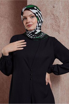 روسری مشکی پلی استر Alvina - کد 830155345