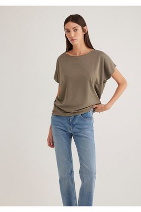 تیشرت سبز زنانه Loose Mavi - کد 850678751