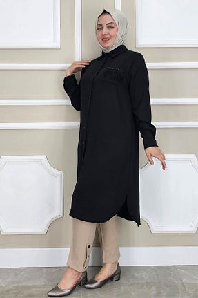 پیراهن حجاب مشکی زنانه رگولار PYS - کد 934982554